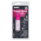 Sabre Red KR-NBCF-02 Compact Pink Pepper Spray/ key chain attachment