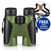 Zeiss Terra ED 10x42 Binoculars Green + Zeiss Comfort Harness - 524204-9908-000