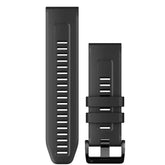 Garmin QuickFit 26 Black Silicone Watch Band- 010-13117-00