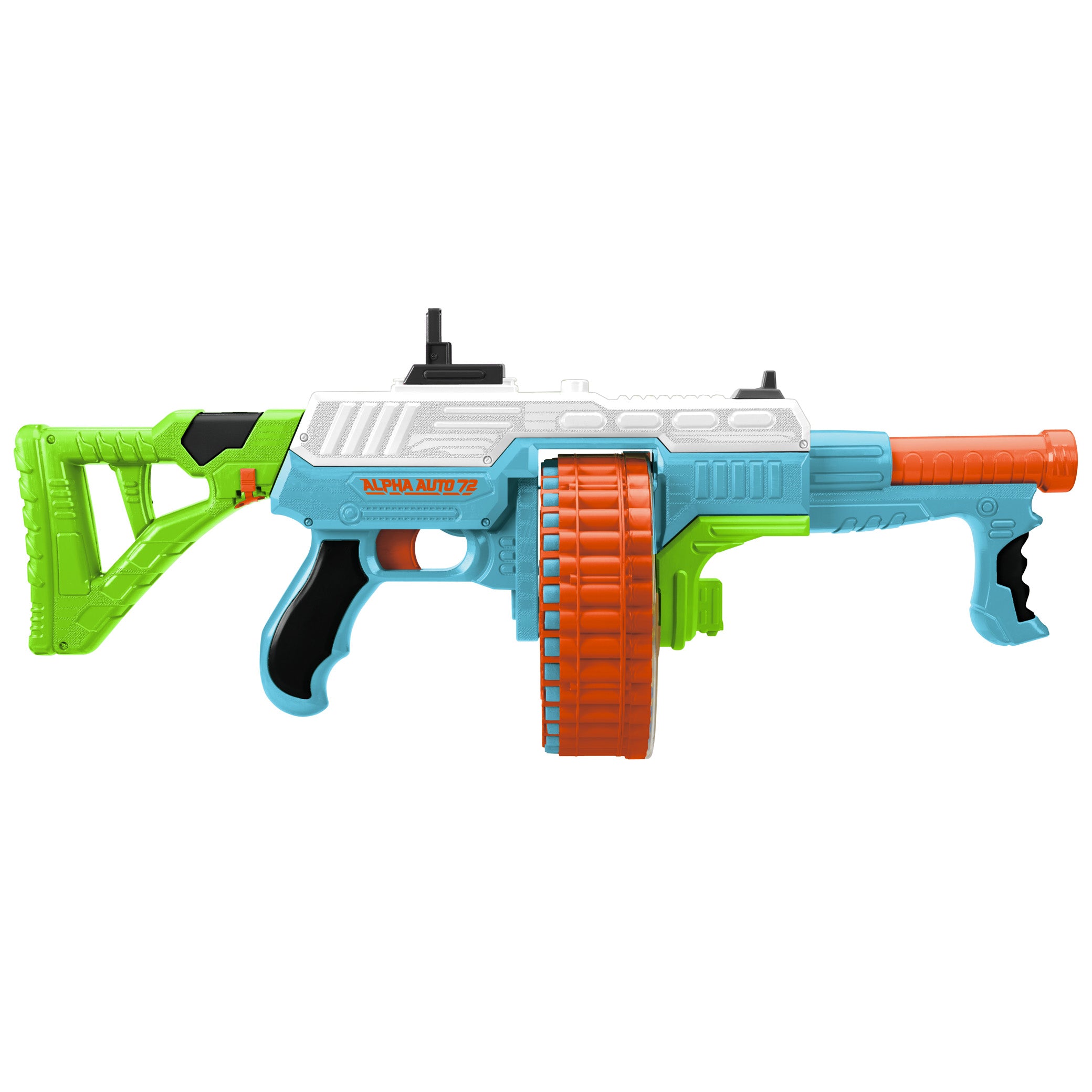 Air Warriors Alpha Auto 72-Dart Machine Gun Blaster- 45600