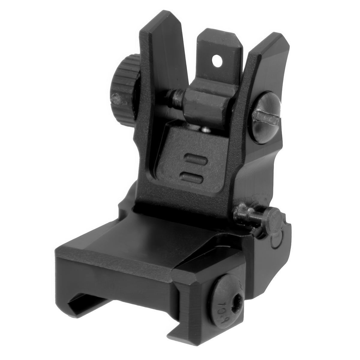 UTG Super Slim Flip-up Rear Sight with Dual Aiming Aperture- MNT-955