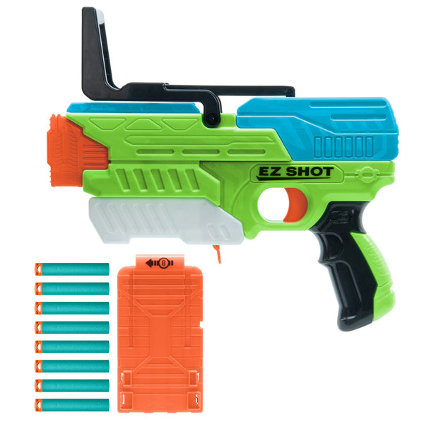 Air Warriors EZ Shot 1-Dart Lever-Action Pistol Blaster with Clip- 49760