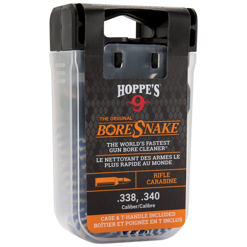 Hoppes Boresnake .338, .340cal Firearm Cleaner- 24017