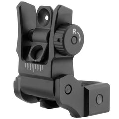 UTG Super Slim Flip-up Rear Sight with Dual Aiming Aperture- MNT-955