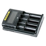 NiteCore UMS4 4 Bay Intelligent USB Battery Charger and USB Cable- 307E