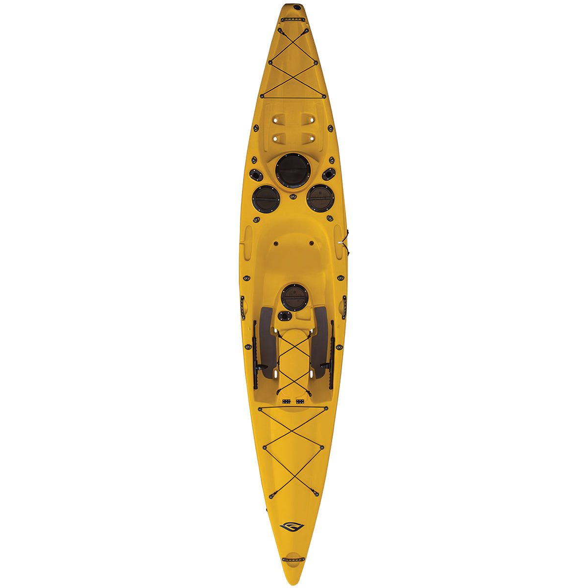 Fluid Kayaks Bamba Fishing Kayak with Rudder and Rod Holders