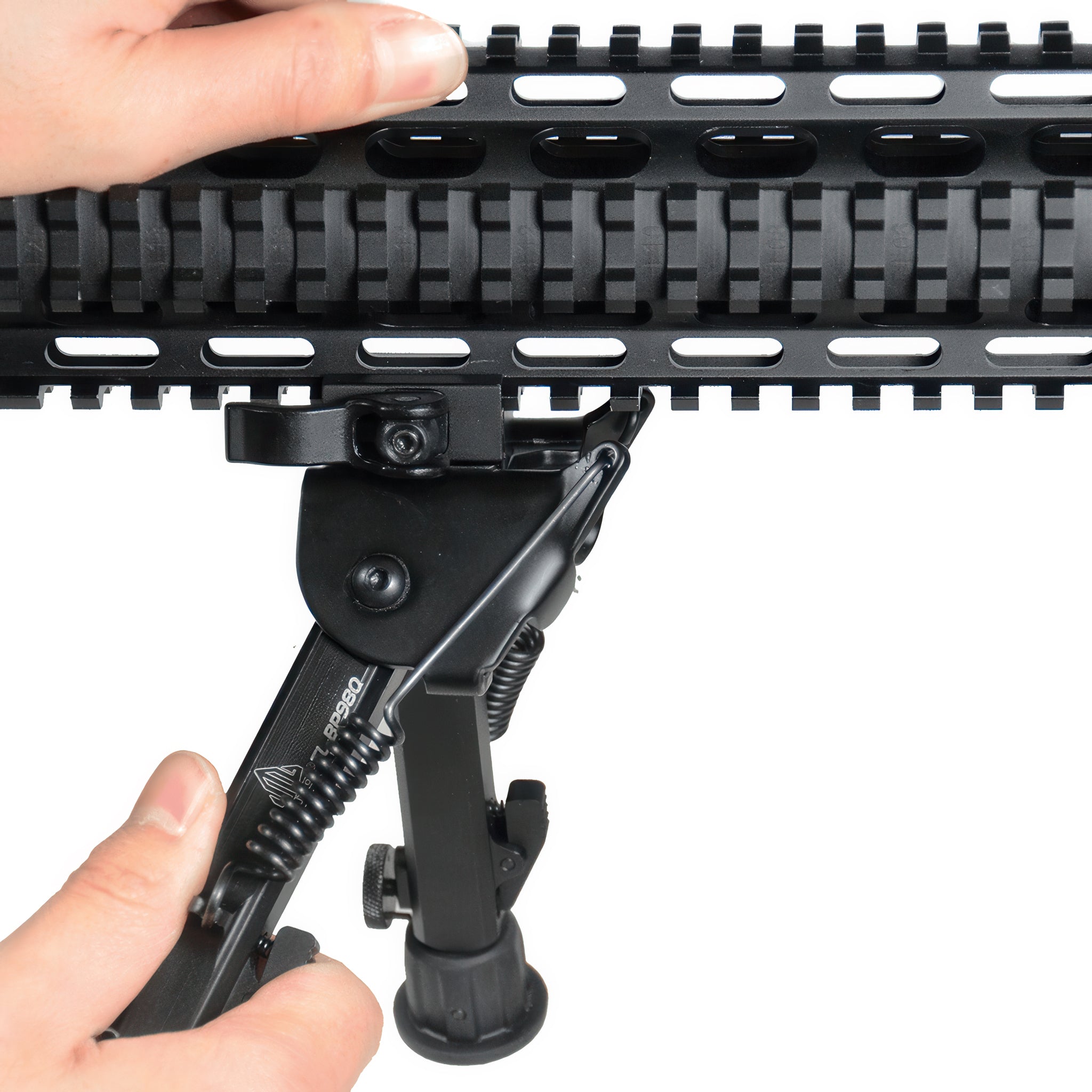 UTG Super Duty Bipod, Quick Detach, 6.0"- 8.5" Center Height- TL-BP98Q