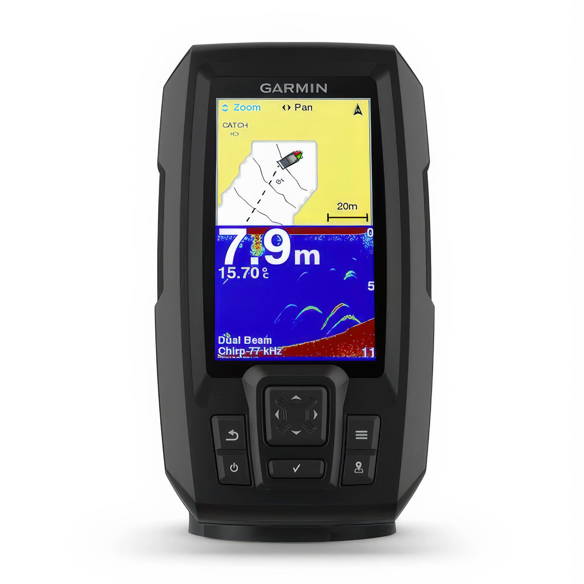 Garmin STRIKER Plus 4 Fishfinder with Dual-Beam Transducer- 010-01870-01