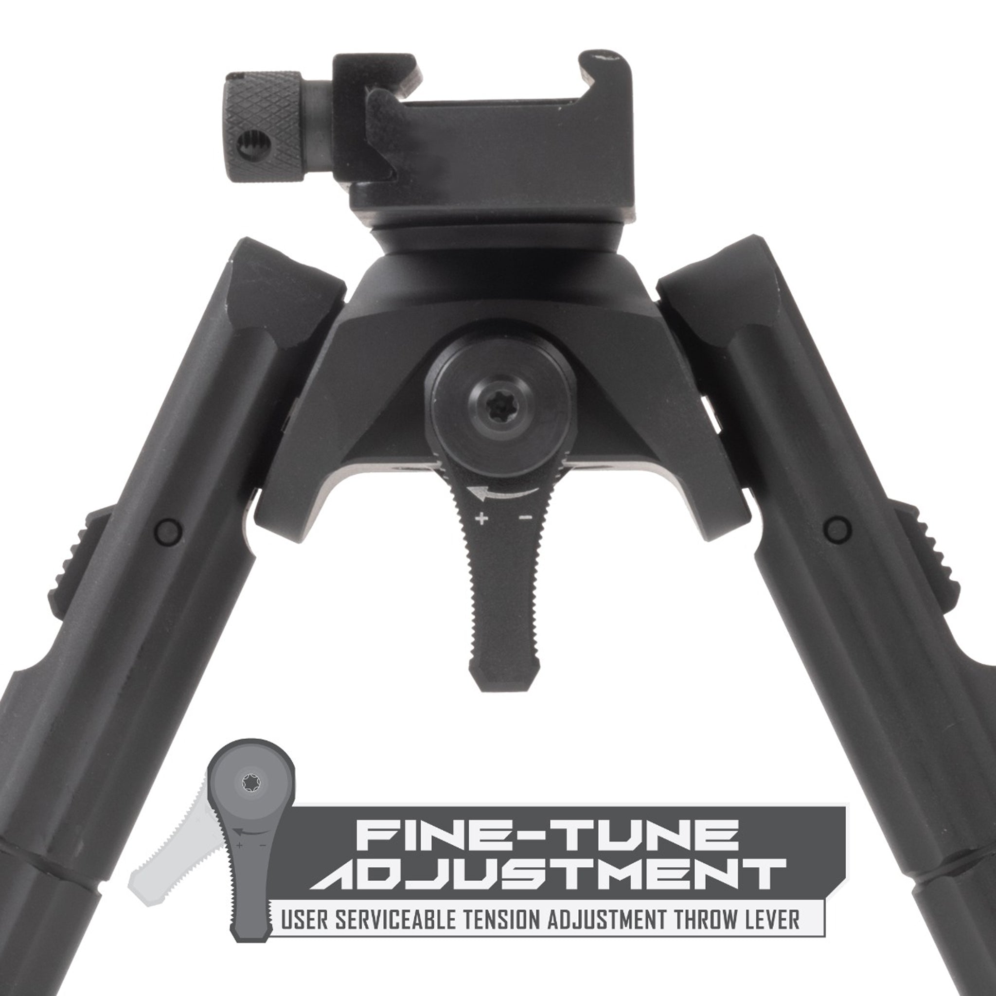 UTG Recon 360 TL 5.5"-7" Center Height Picatinny Bipod- TL-BP02-B