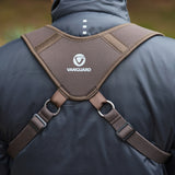 Vanguard Veo Optic Guard D-Lux Brown Binocular/Camera Harness w/ Quick Release- VOPTICGRDHDLXBR