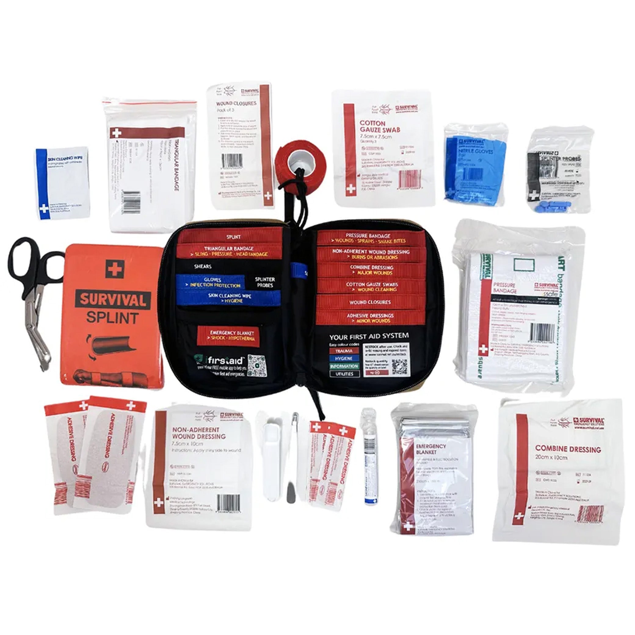 Survival Hiking First Aid Kit- HIKEFAK
