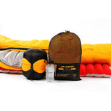 JRGear Helium Down 1050 Sleeping Bag Citrus Yellow- SBADSB105