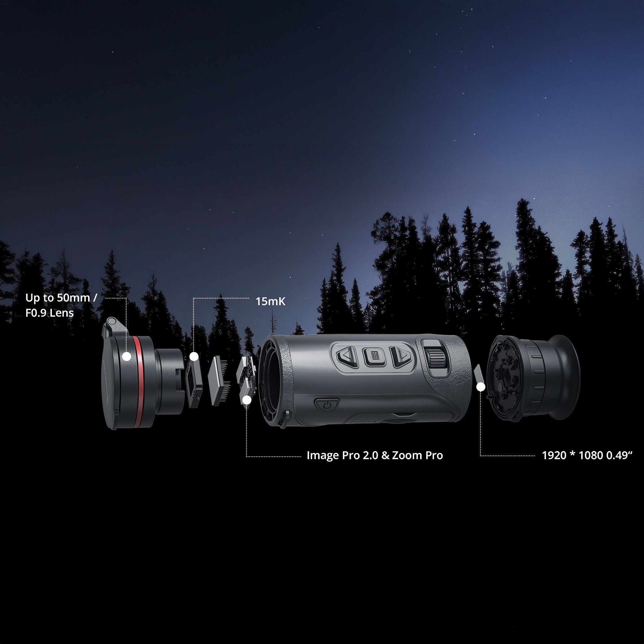 Hikmicro Falcon FQ50 2.0 Handheld Thermal Monocular