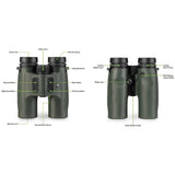 Vortex Talon HD 10K 12x50 Ballistic Laser Rangefinding Binoculars- LRF-TLN1250