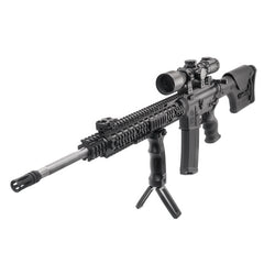 UTG D Grip Quick Release Deployable Bipod with Ambi- MNT-DG02Q