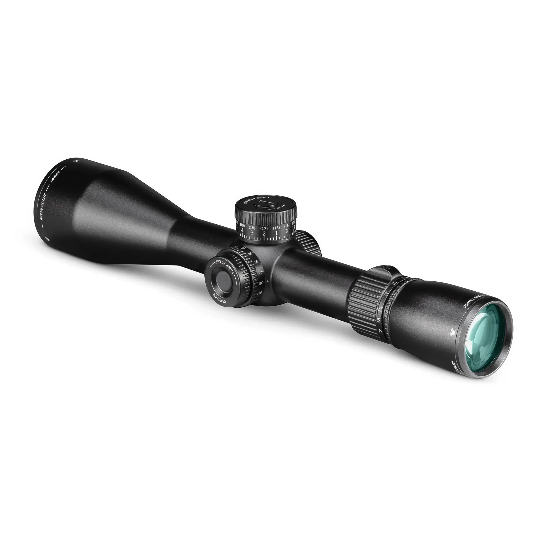 Vortex Razor LHT 4.5-22x50 FFP Riflescope w/ XLR-2 MRAD Reticle- RZR-42202