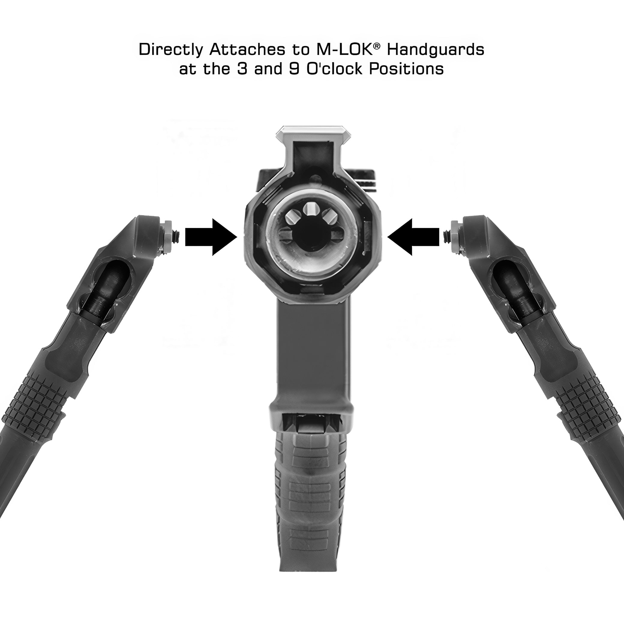 UTG Recon Flex II Bipod with M-LOK, 7"-9" Center Height- TL-BPDM03