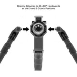 UTG Recon Flex II Bipod with M-LOK, 7"-9" Center Height- TL-BPDM03