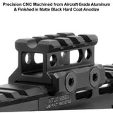 UTG Super Slim Picatinny Riser Mount, 0.75" Height, 3 Slots- MT-RSX7S