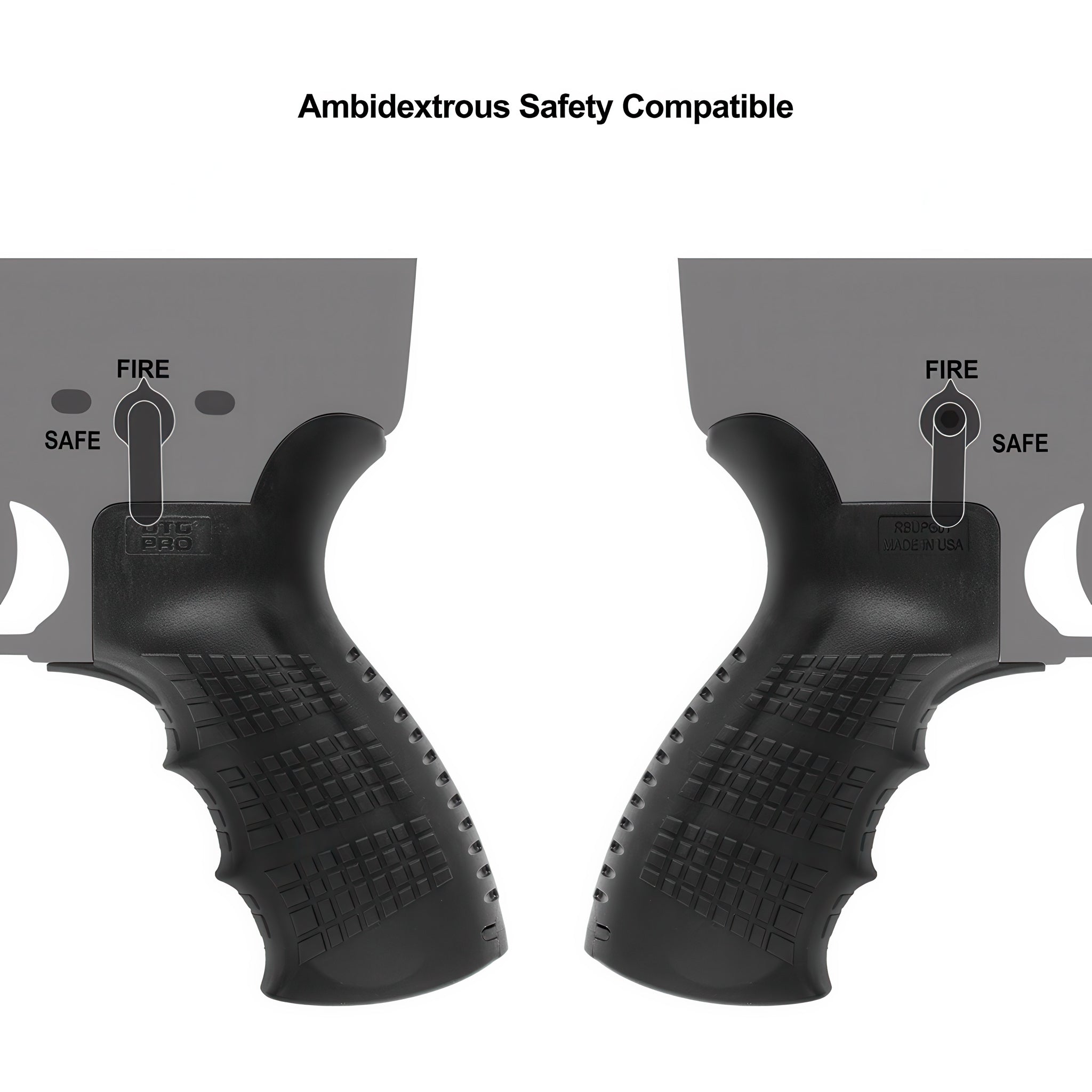 UTG PRO AR15 Ambidextrous Pistol Grip- RBUPG01B