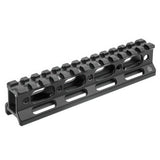 UTG Super Slim Picatinny Riser Mount, 1" Height, 13 Slots- MT-RSX1L