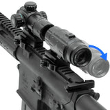UTG 3X Magnifier with Flip-to-side W/E Adjustable QD Mount- SCP-MF3WEQS
