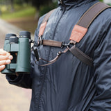 Vanguard Veo Optic Guard D-Lux Brown Binocular/Camera Harness w/ Quick Release- VOPTICGRDHDLXBR