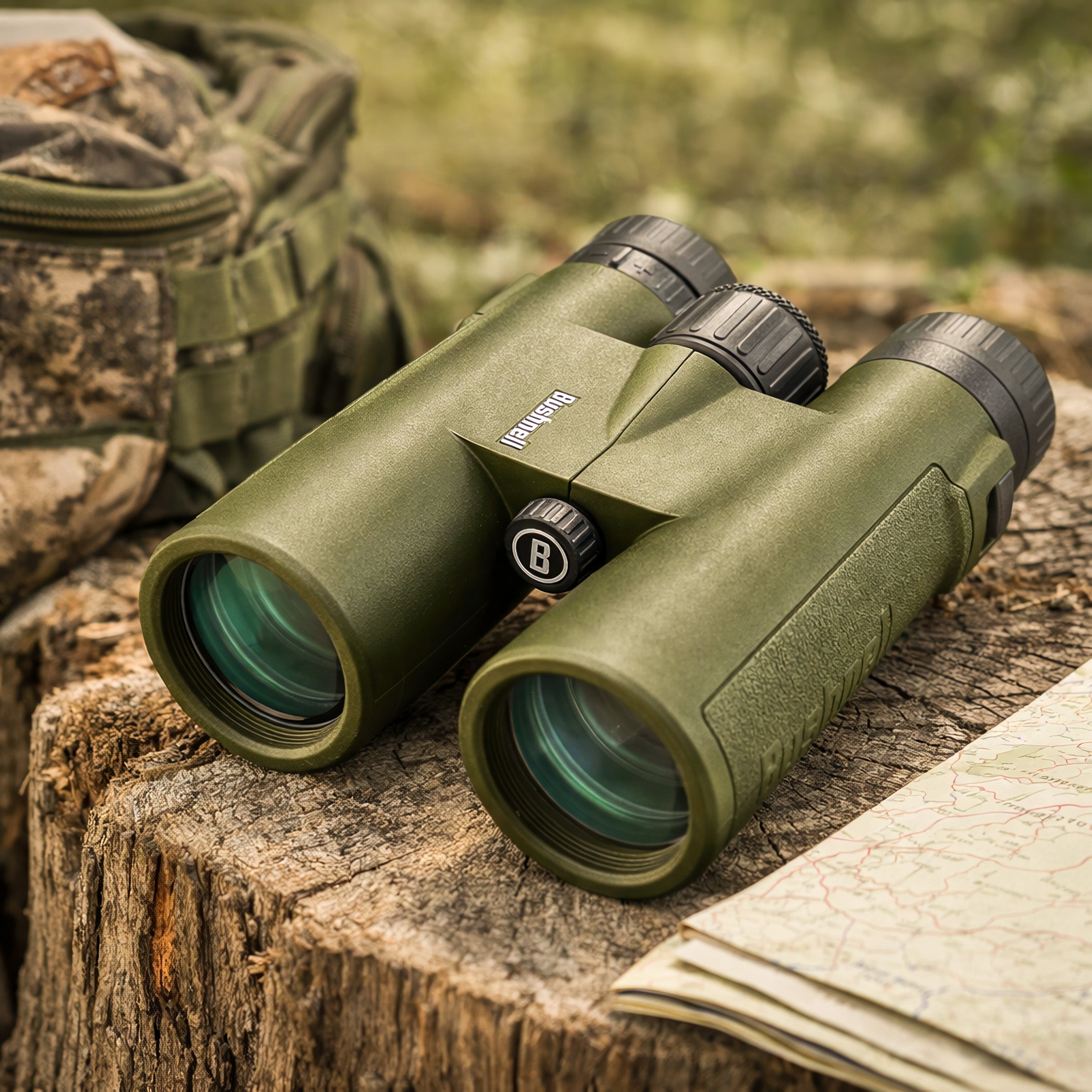 Bushnell All Purpose 10×42 Binoculars (Green)- 210142RG