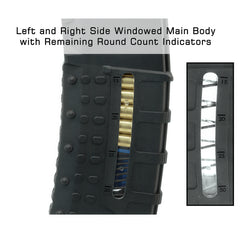 UTG AR15 30-Round 5.56 Windowed Polymer Magazine- RBT-AM30