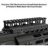UTG Super Slim Picatinny Riser Mount, 0.83" Height, 13 Slots- MT-RSX8L