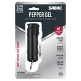 Sabre Red Flip Top Pepper Gel with Snap Clip- F15-BUSG