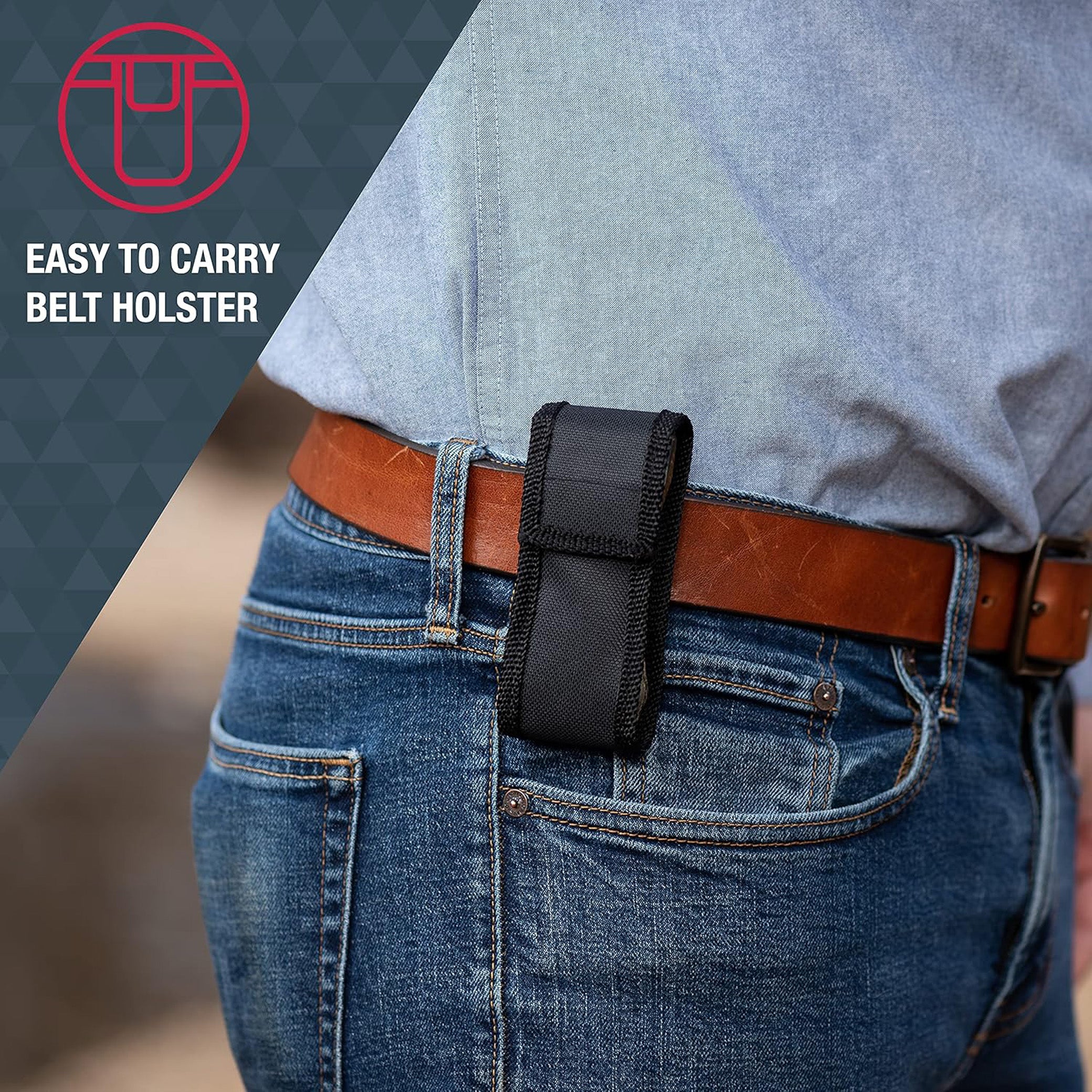 Sabre Red 1.600 UC Mini Stun Gun with Holster- S-1005-CM