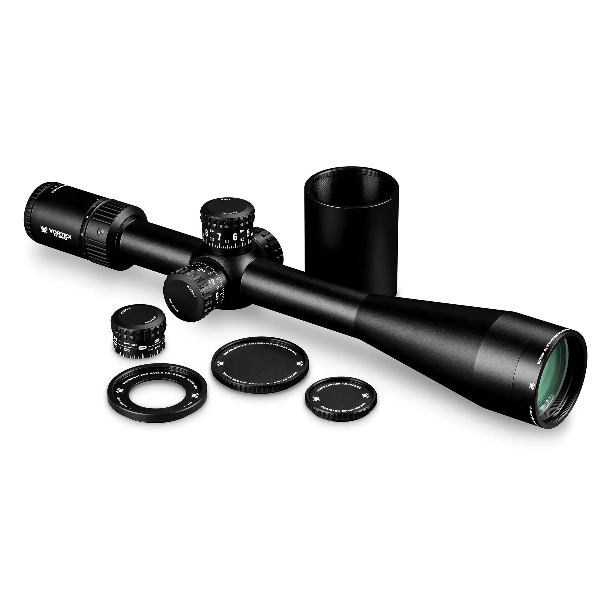 Vortex Golden Eagle HD 15-60x52 SFP Riflescope w/ ECR-1 SFP MOA Reticle- TCS-1503