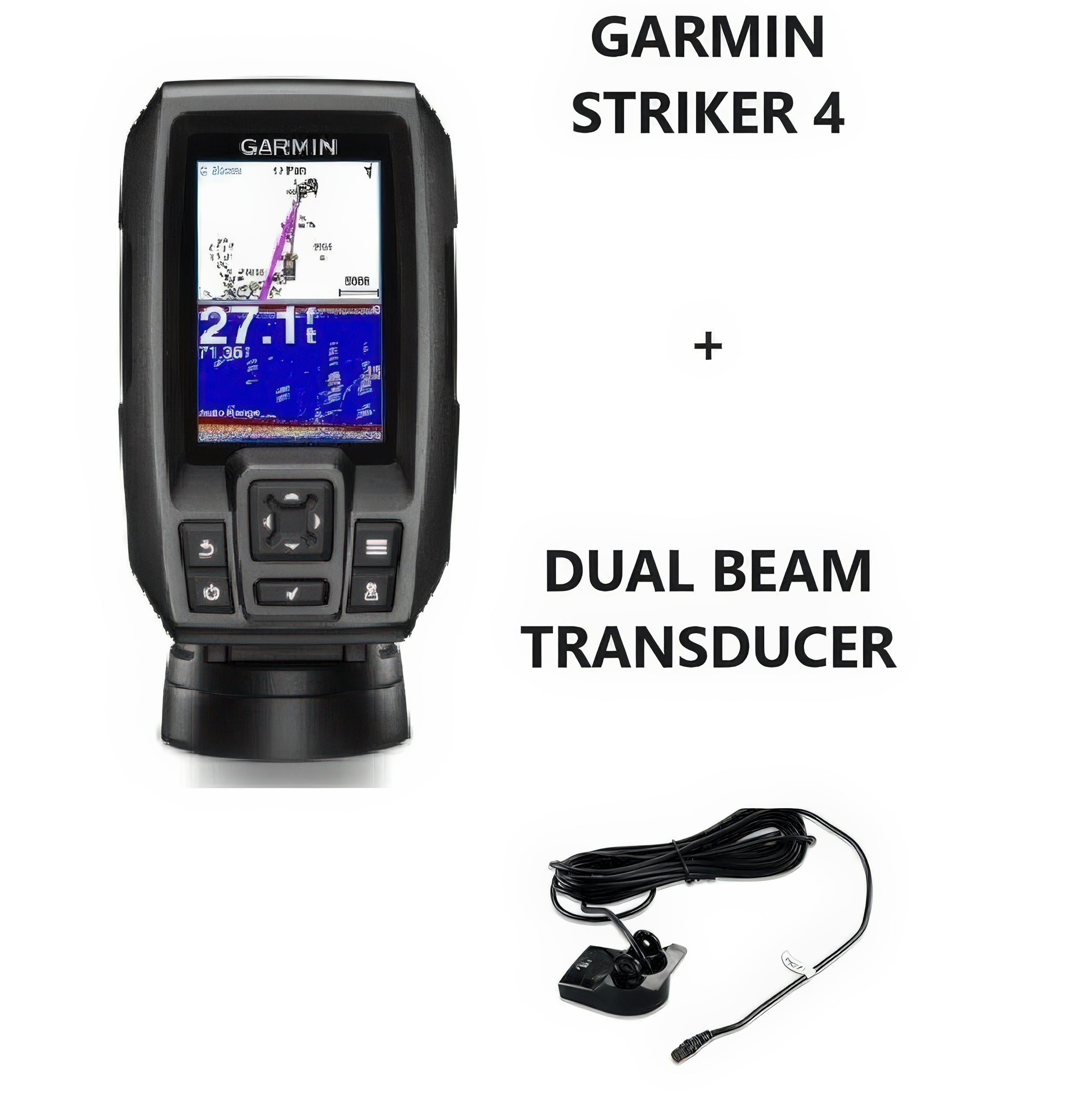 Garmin STRIKER 4 with Dual-beam Transducer- 010-01550-01