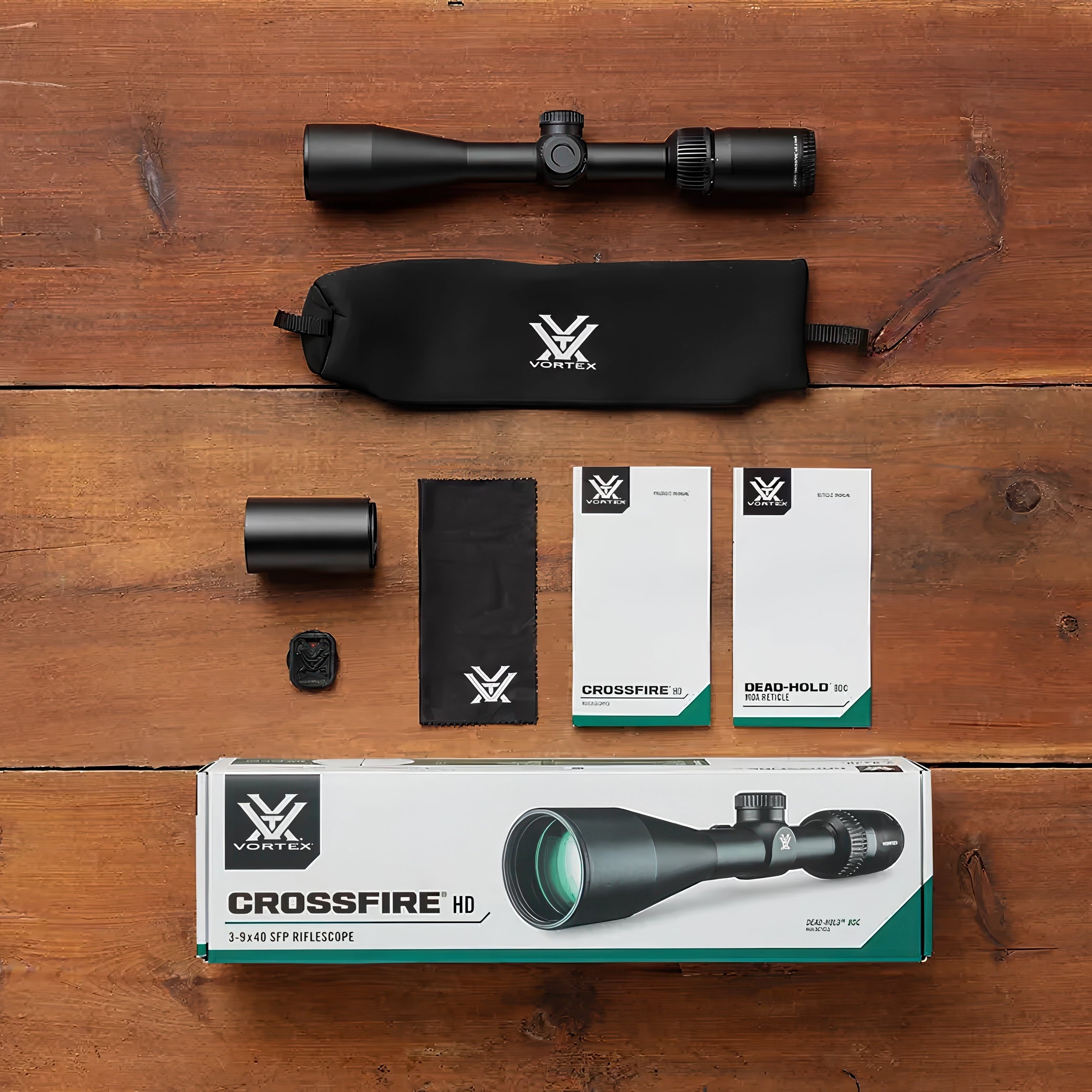 Vortex Crossfire HD 3-9x40 Riflescope w/ V-Plex MOA- CFR-3902