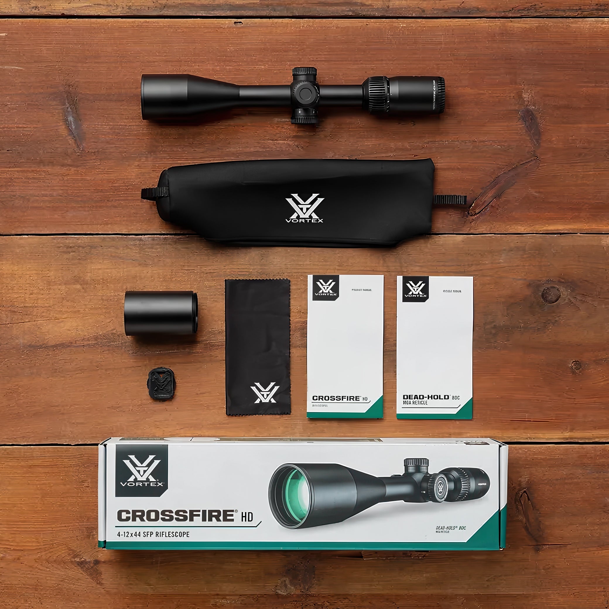 Vortex Crossfire HD 4-12x44 Riflescope w/ Dead-Hold BDC MOA- CFR-41201