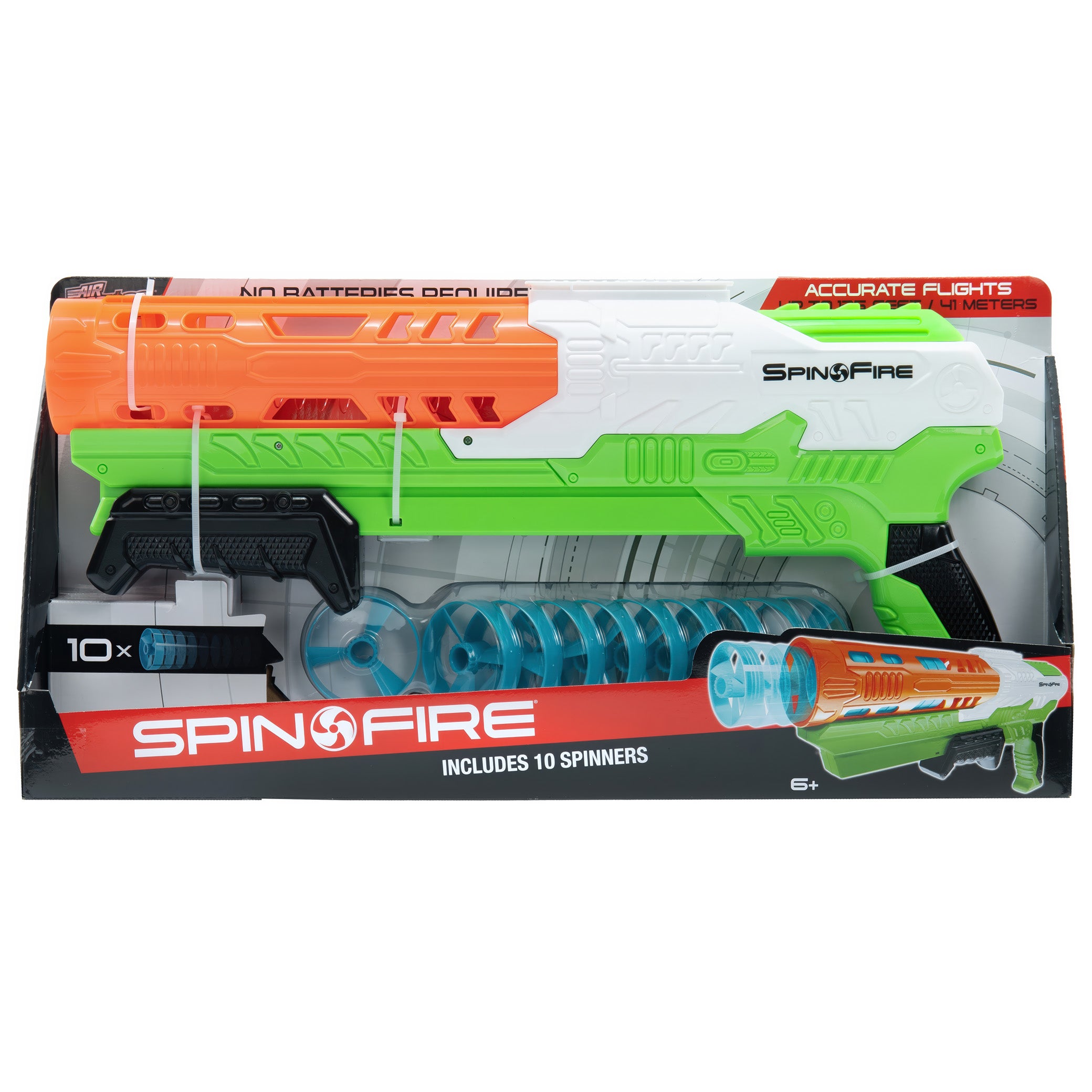 Air Warriors SpinFire Extreme Distance Single-Spinner Rifle Blaster- 74010