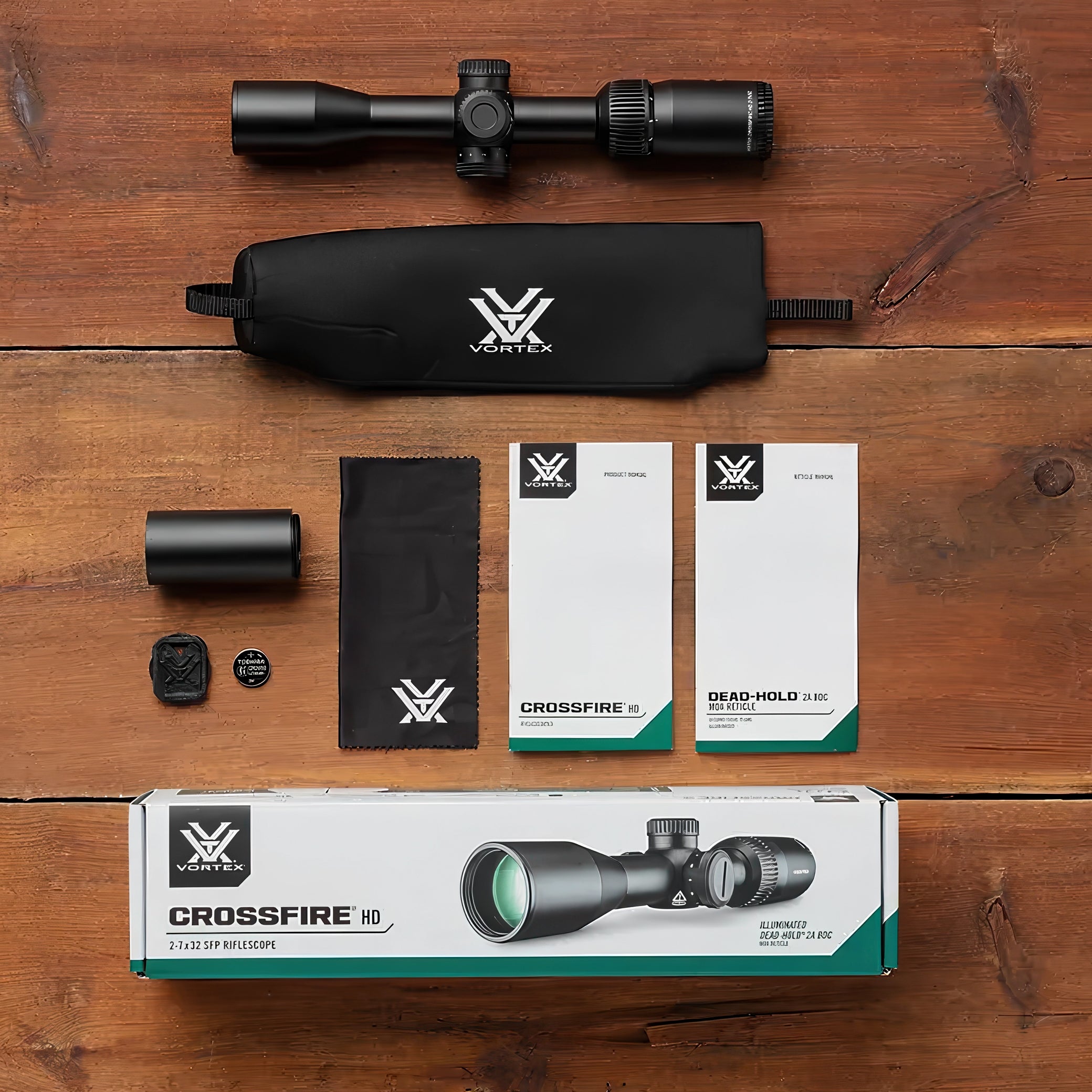 Vortex Crossfire HD 2-7x32 V-Plex Riflescope w/ MOA Reticle- CFR-2702