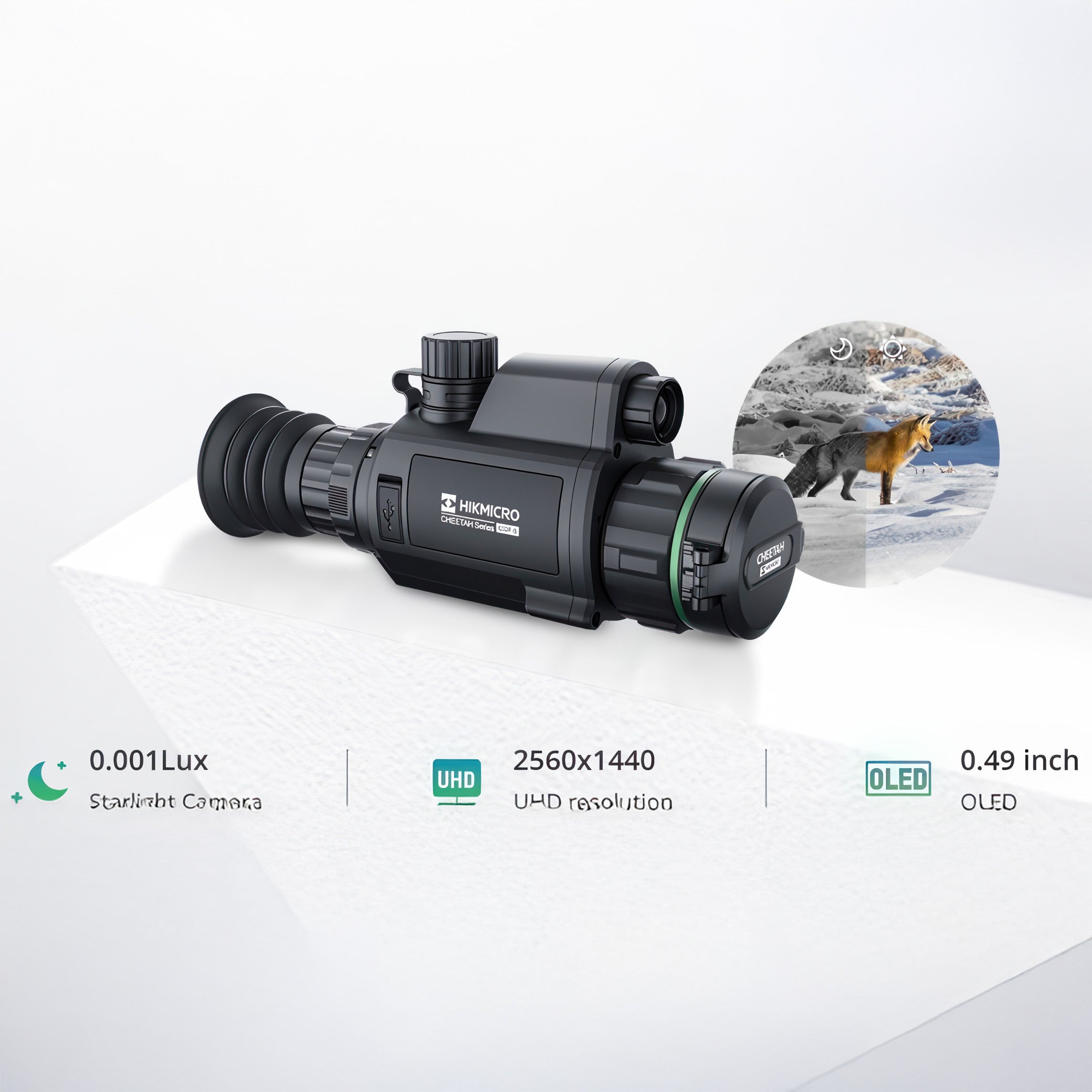 Hikmicro Cheetah C32F-SL Digital Night Vision Riflescope with LRF