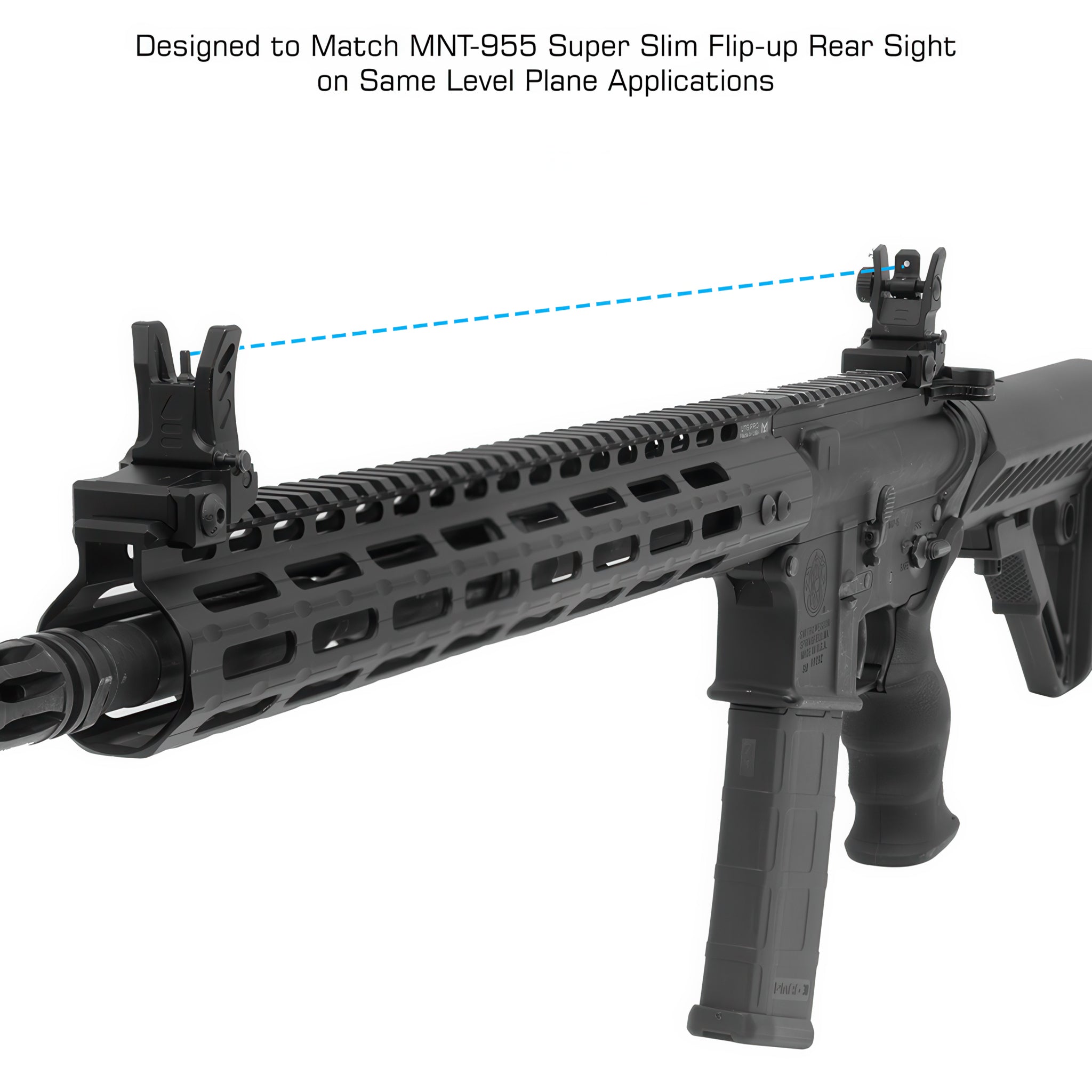 UTG Super Slim Flip-up Front Sight- MNT-755