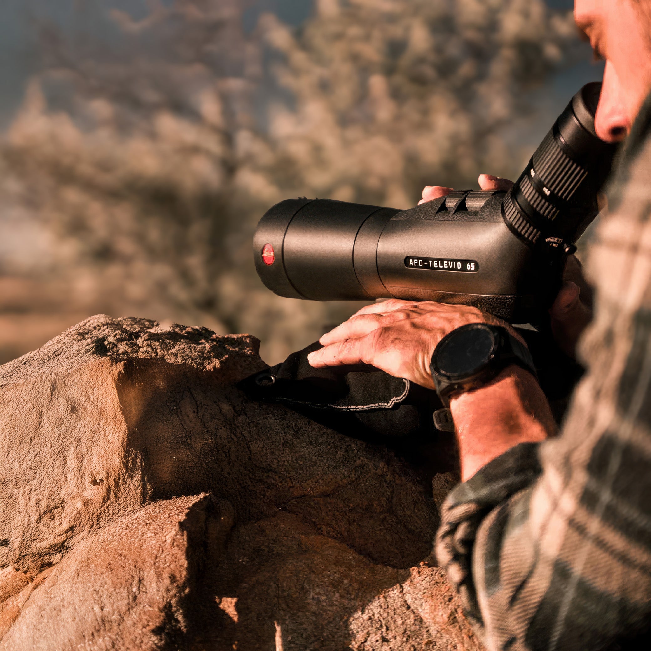 Leica APO-Televid 65 25-50x65 Angled Spotting Scope- 40156