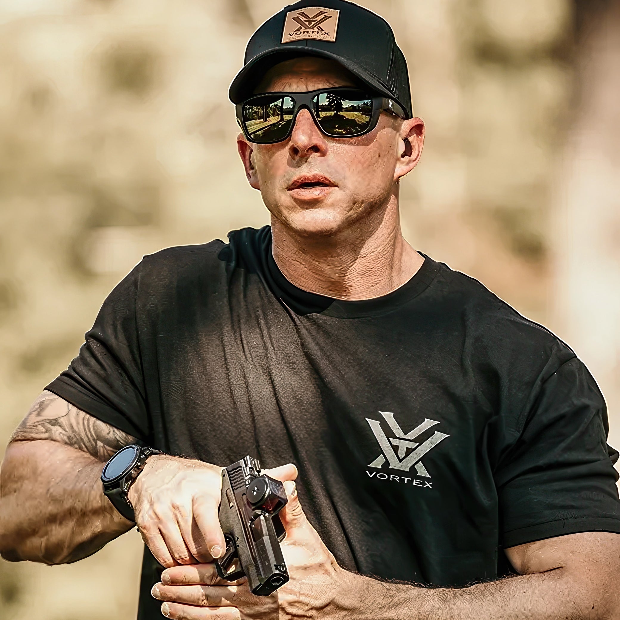 Vortex Defender-CCW Enclosed Solar Micro Red Dot 3 MOA- DFCCW-MRD3-E