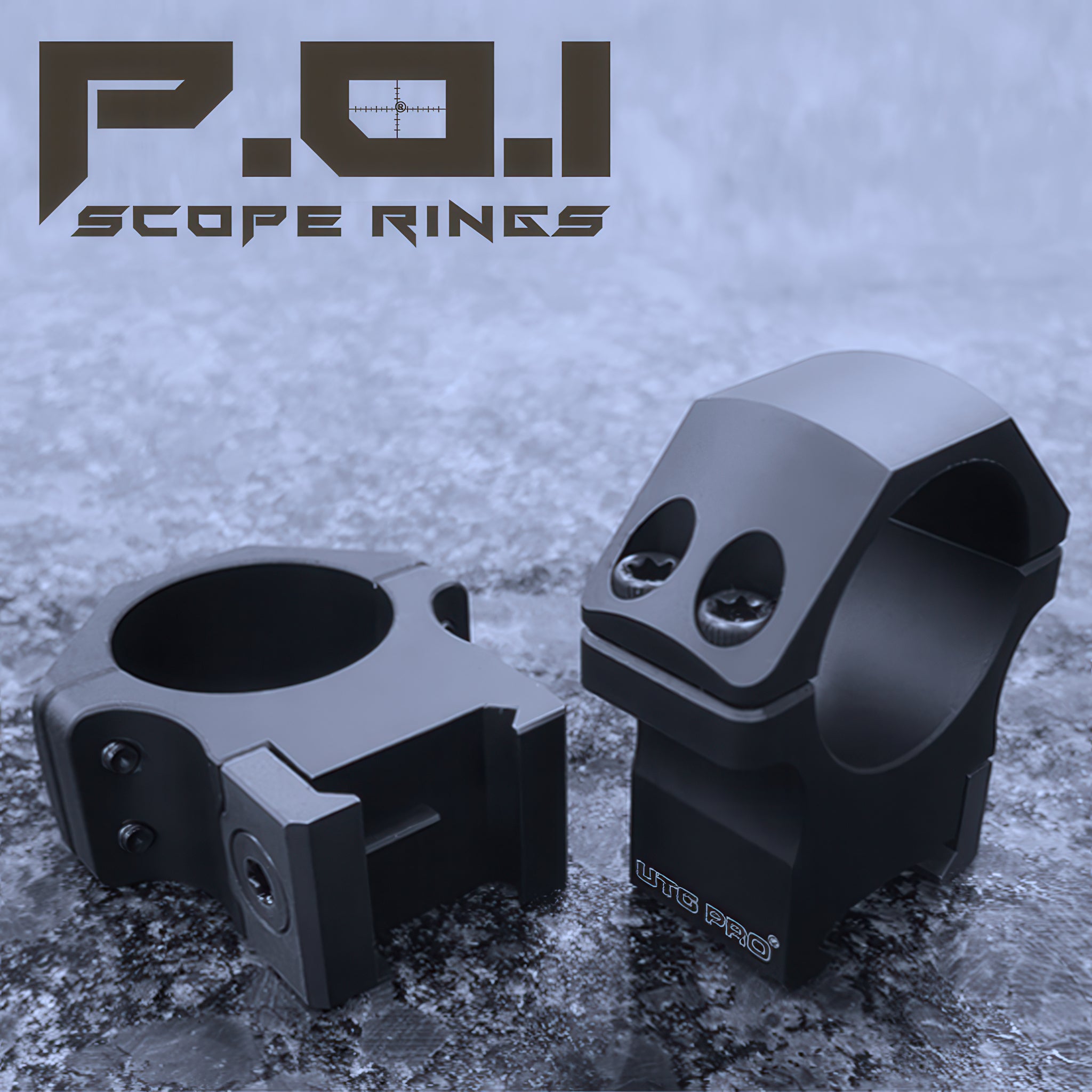 UTG PRO 34mm/ High Profile P.O.I Picatinny Rings- RWU013420