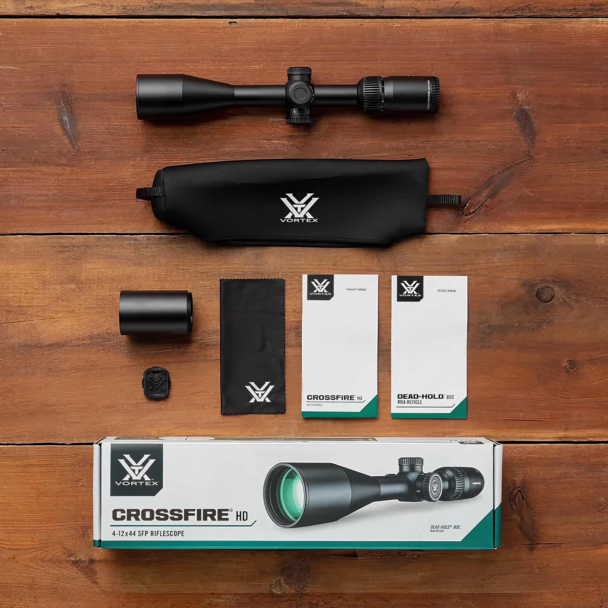 Vortex Crossfire HD 4-12x44 Riflescope w/ WideRange Plex MOA Reticle- CFR-41202