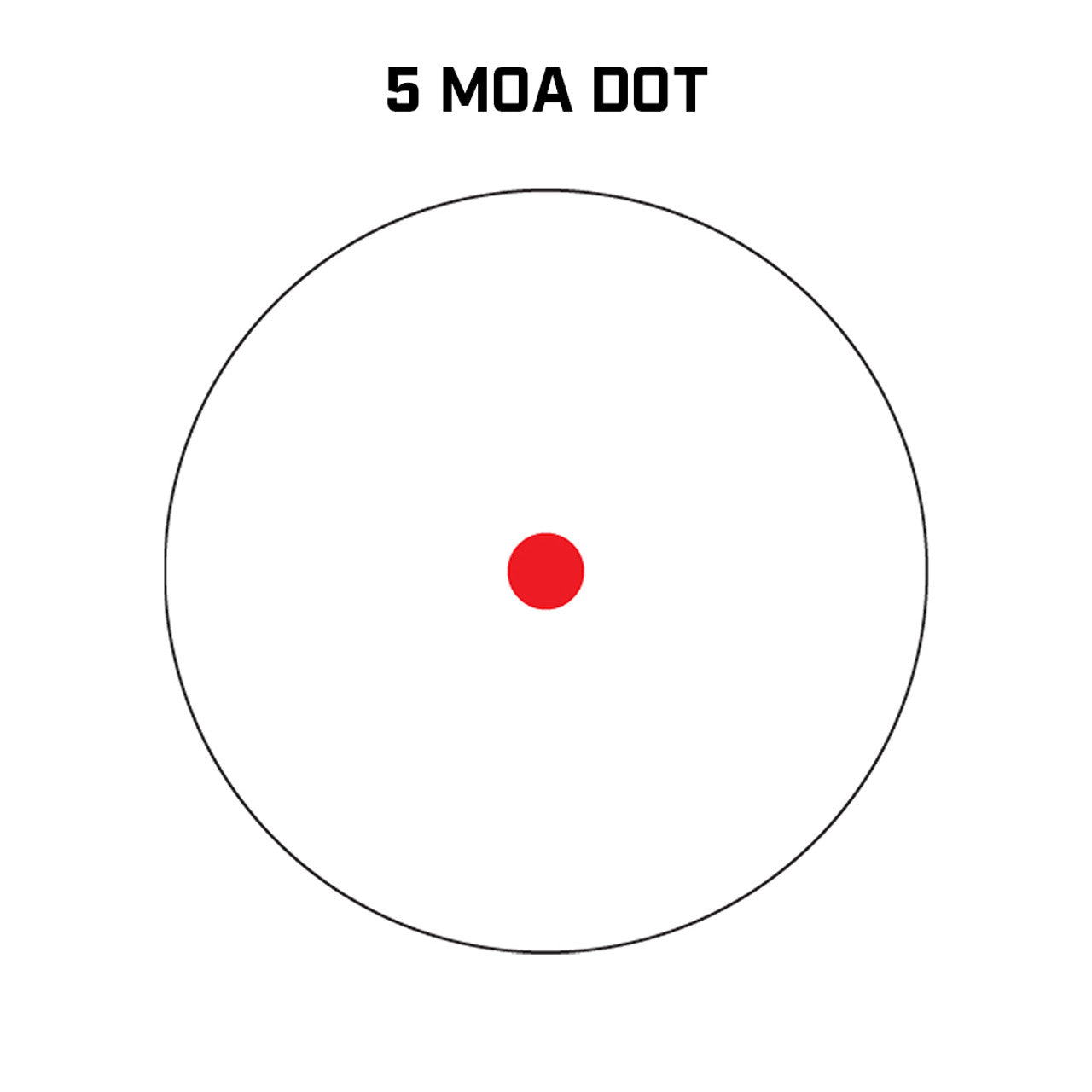 Tasco ProPoint 1X30mm 5 MOA Red Dot Sight- TRD130T