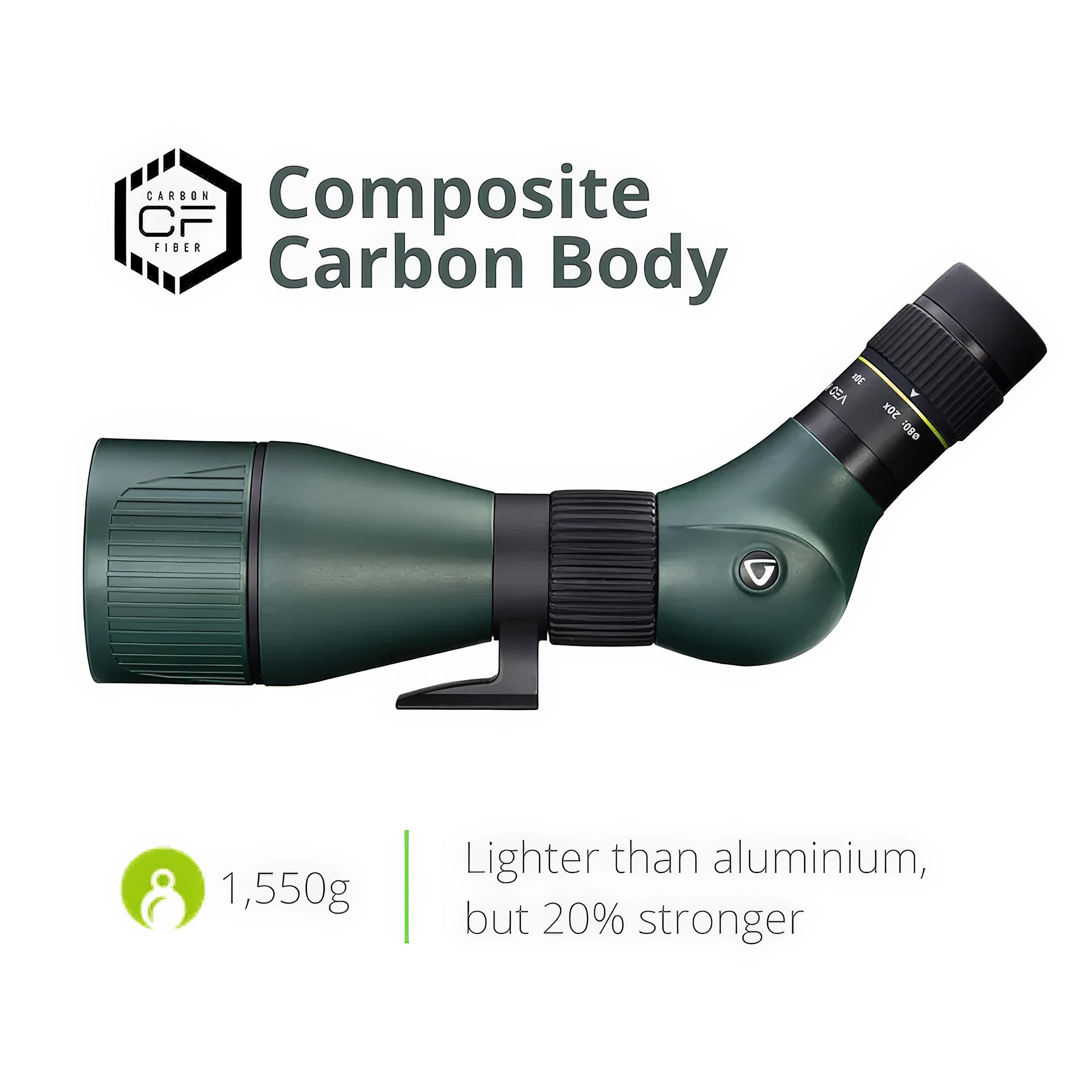 Vanguard Veo HD 80A 20-60X Angled Spotting Scope- VEO-HD-80A