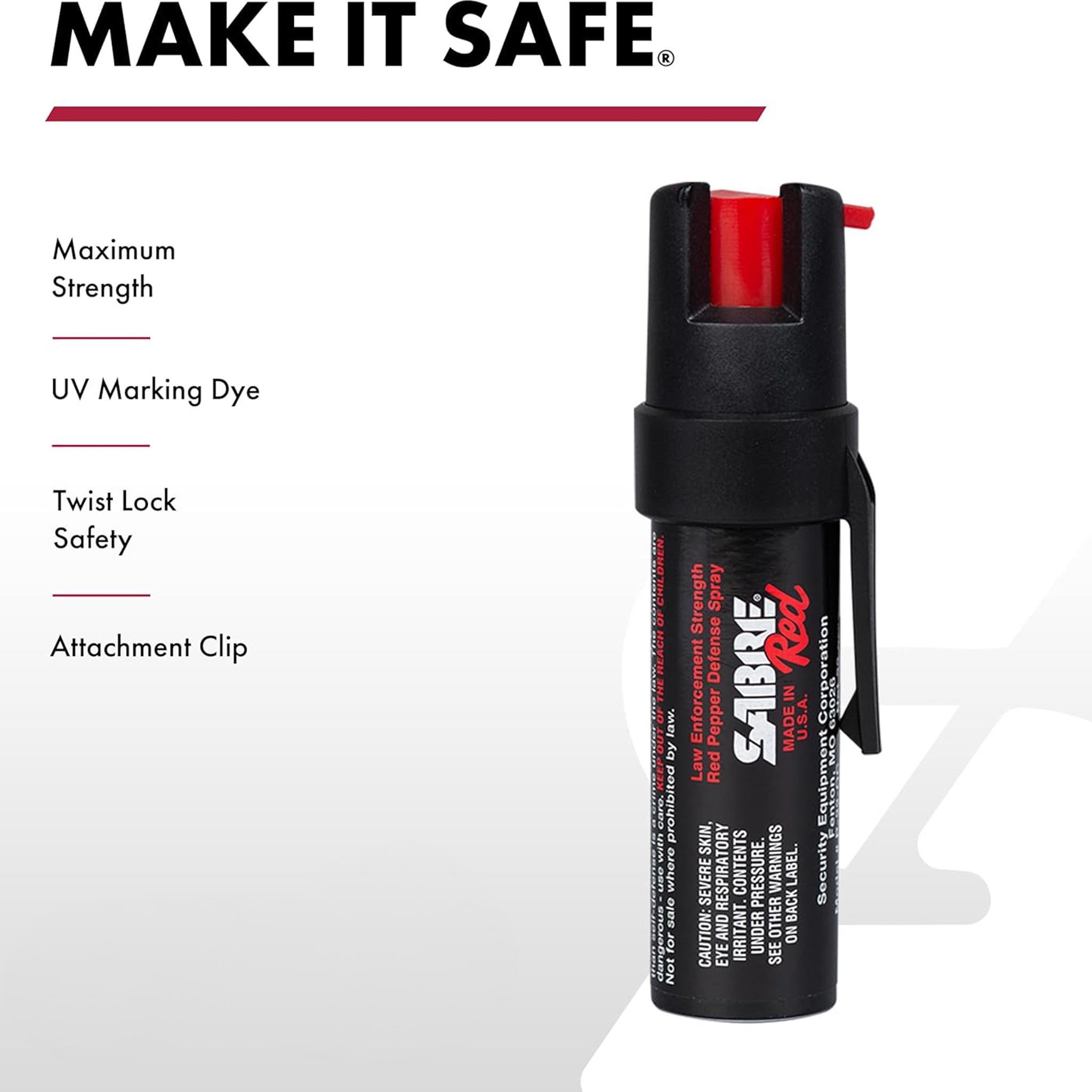 Sabre Red SPKCR-14-US Pepper Spray Compact Unit