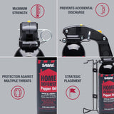 Sabre Red FHP-01 Home Protection Defender Gel with Wall Mount