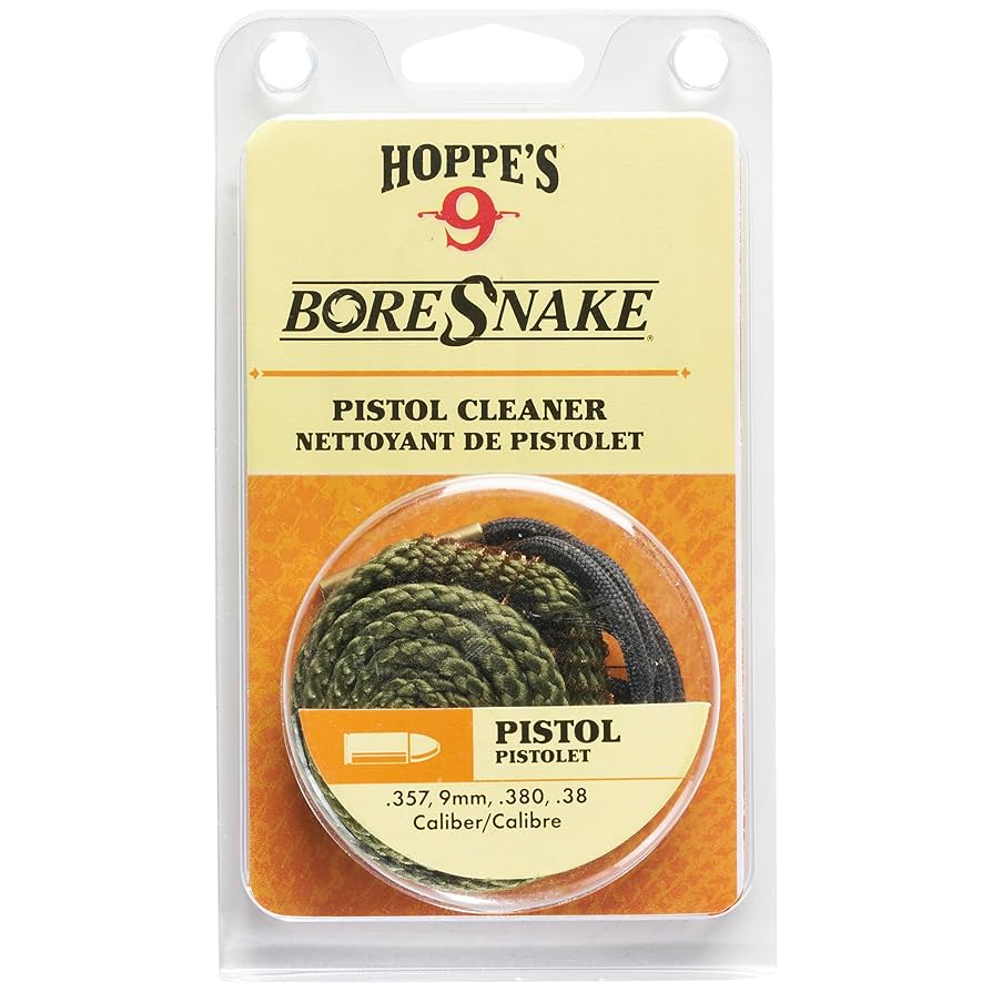 Hoppes Boresnake .357, 9mm, .380, .38cal Firearm Cleaner- 24002