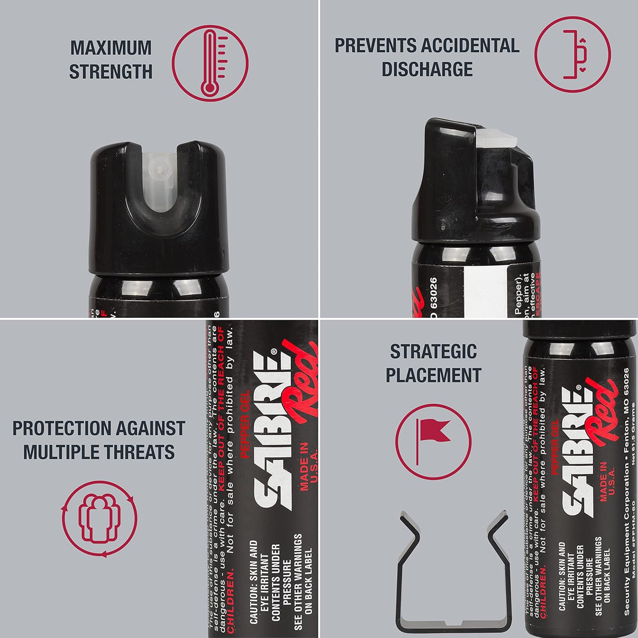 Sabre Red PFHM-80 Pepper Gel Home Defense